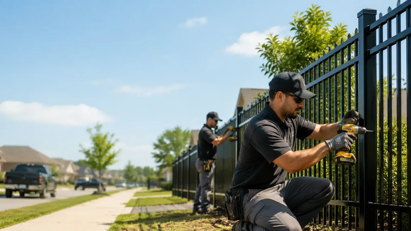 Metal Fence Installation in Saint Mary, KY